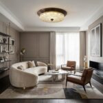 Plafonnier vintage bois