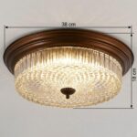 Plafonnier vintage bois – Image 8