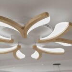 Luminaire plafonnier bois italien – Image 5
