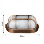 Applique plafonnier extérieure ovale – Image 7