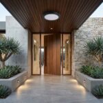 Bloc plafonnier led extérieur