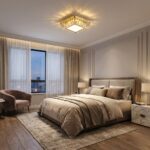 Carré moderne led cristal plafonnier – Image 5
