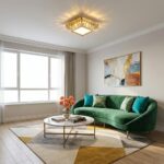 Carré moderne led cristal plafonnier – Image 3