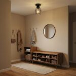 Plafonnier entrée industriel