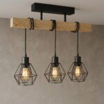 Plafonnier 3 lampes industriel – Image 6