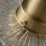 Plafonnier art deco laiton – Image 4