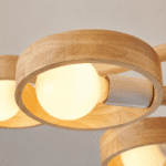 Plafonnier bois scandinave – Image 6