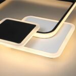 Plafonnier carré 3 lampes – Image 6