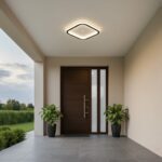 Plafonnier carré extérieur