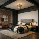 Plafonnier chambre industriel 1