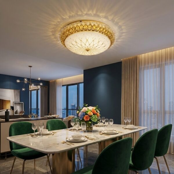 Plafonnier cristal vénitien