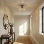 Plafonnier cristal vintage