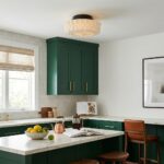 Plafonnier cuisine vintage