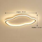 Plafonnier doré design – Image 2