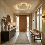 Plafonnier doré design – Image 5