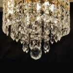 Plafonnier doré verre – Image 6