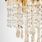 Plafonnier doré verre – Image 3