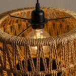 Abat jour plafonnier rotin – Image 6