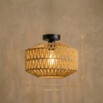 Abat jour plafonnier rotin – Image 8