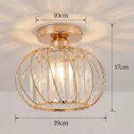 Plafonnier en verre vintage – Image 8