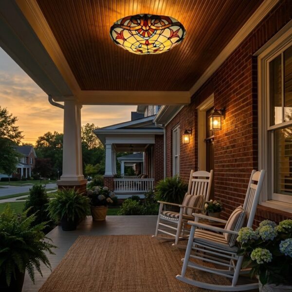 Plafonnier exterieur vintage