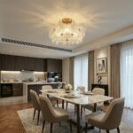 Plafonnier fleur cristal – Image 2