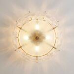 Plafonnier fleur cristal – Image 7