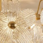 Plafonnier fleur cristal – Image 6