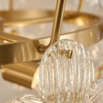 Plafonnier fleur cristal – Image 4