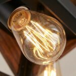 Plafonnier industriel bois – Image 7