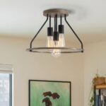 Plafonnier industriel vintage