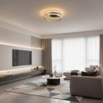 Plafonnier led noir et doré – Image 5