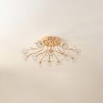Plafonnier forme fleurs luxe – Image 6