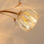 Plafonnier forme fleurs luxe – Image 7
