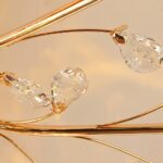 Plafonnier forme fleurs luxe – Image 9