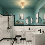 Plafonnier salle de bain industriel – Image 3