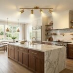 Plafonnier spot doré led – Image 6