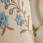 Plafonnier en tissu fleuri – Image 6