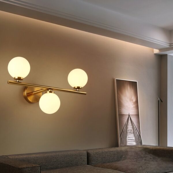 Applique murale 3 boules