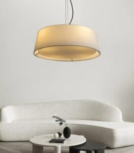 grande suspension lin japonnaise