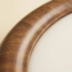 Luminaire plafonnier forme fleur bois – Image 2