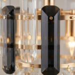 Luminaire plafonnier laiton cristal – Image 7