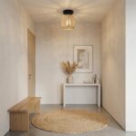 Petit plafonnier rotin – Image 6