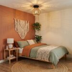 Petit plafonnier rotin