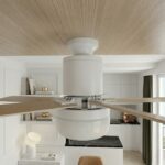 Petit ventilateur plafonnier 5 palmes – Image 4