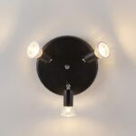 Plafonnier 3 lampes noir – Image 2
