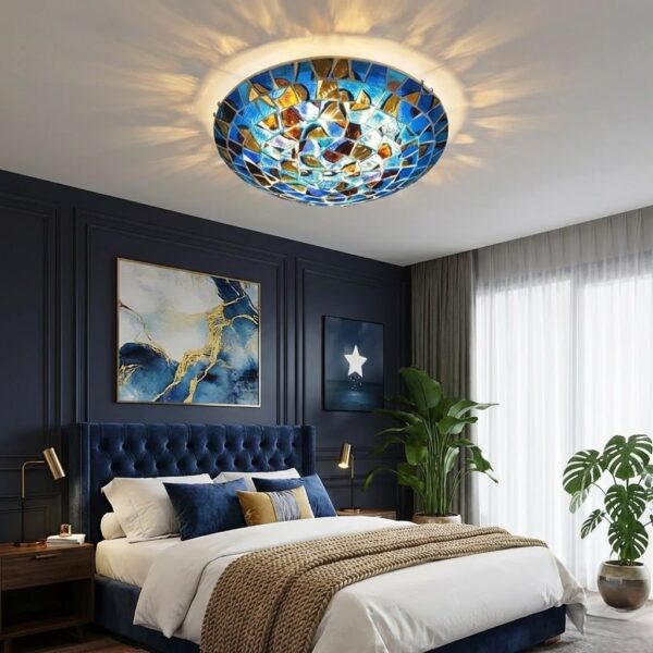 Plafonnier art déco chambre