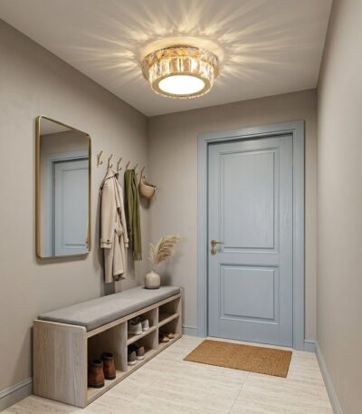 Plafonnier art déco entrée 3