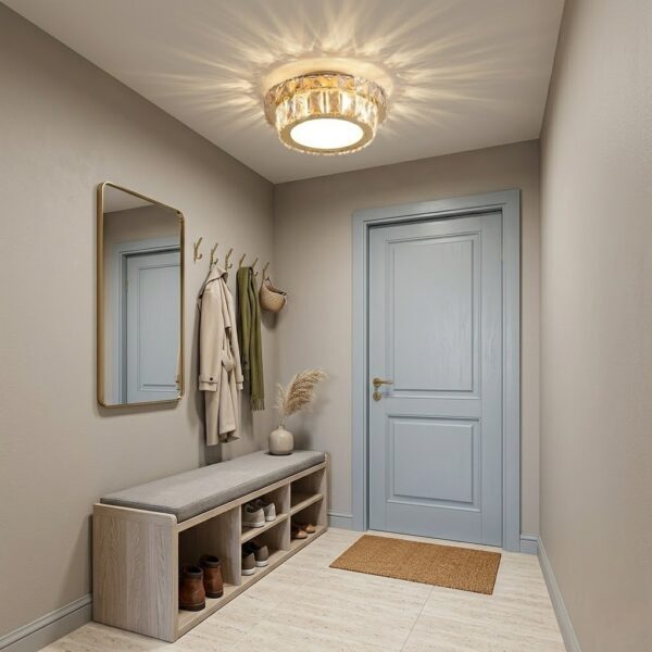 Plafonnier art déco entrée 3