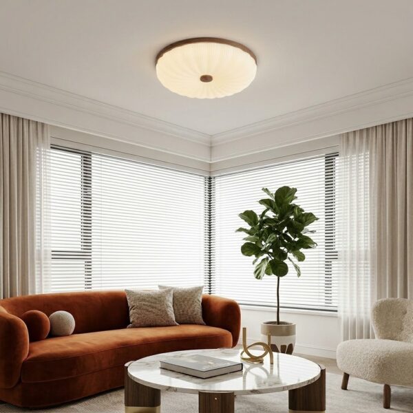 Plafonnier art deco rond